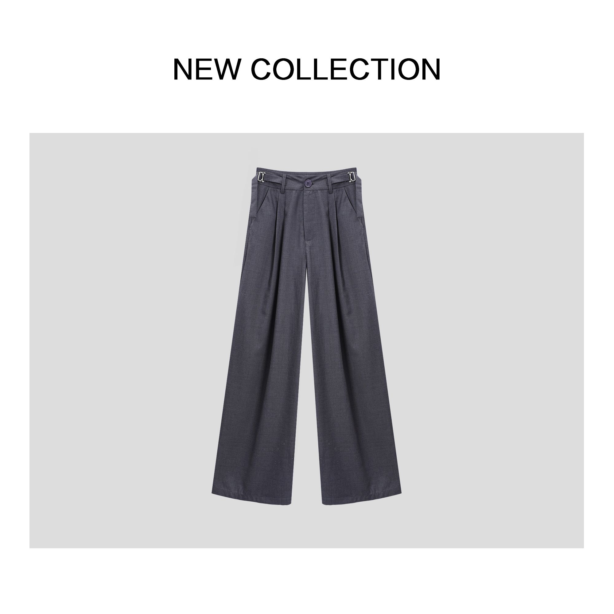 K3538001百搭气质休闲网红时尚裤子-8001