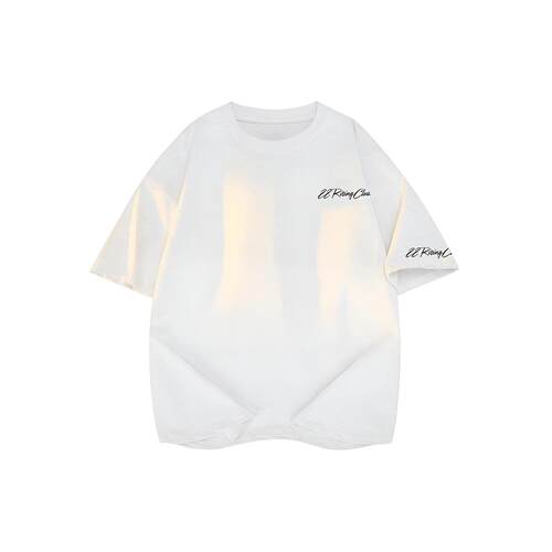 88rising  纯棉美式复古cleanfit手写花体艺术签名情侣短袖T恤
