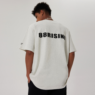 【沙一汀、Rich Brian同款】88rising 潮流美式字母胶印短袖T恤