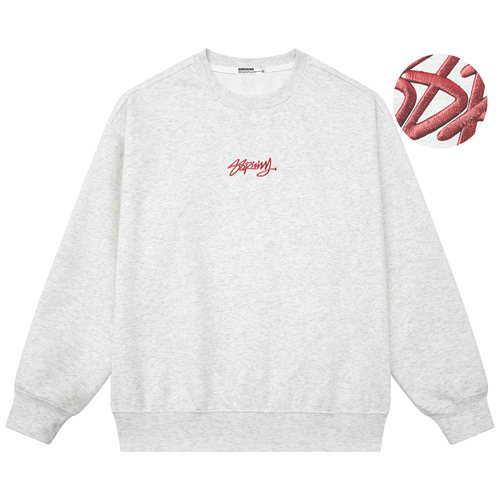 88rising 基础款学院风刺绣LOGO精美图案美式潮牌百搭情侣卫衣