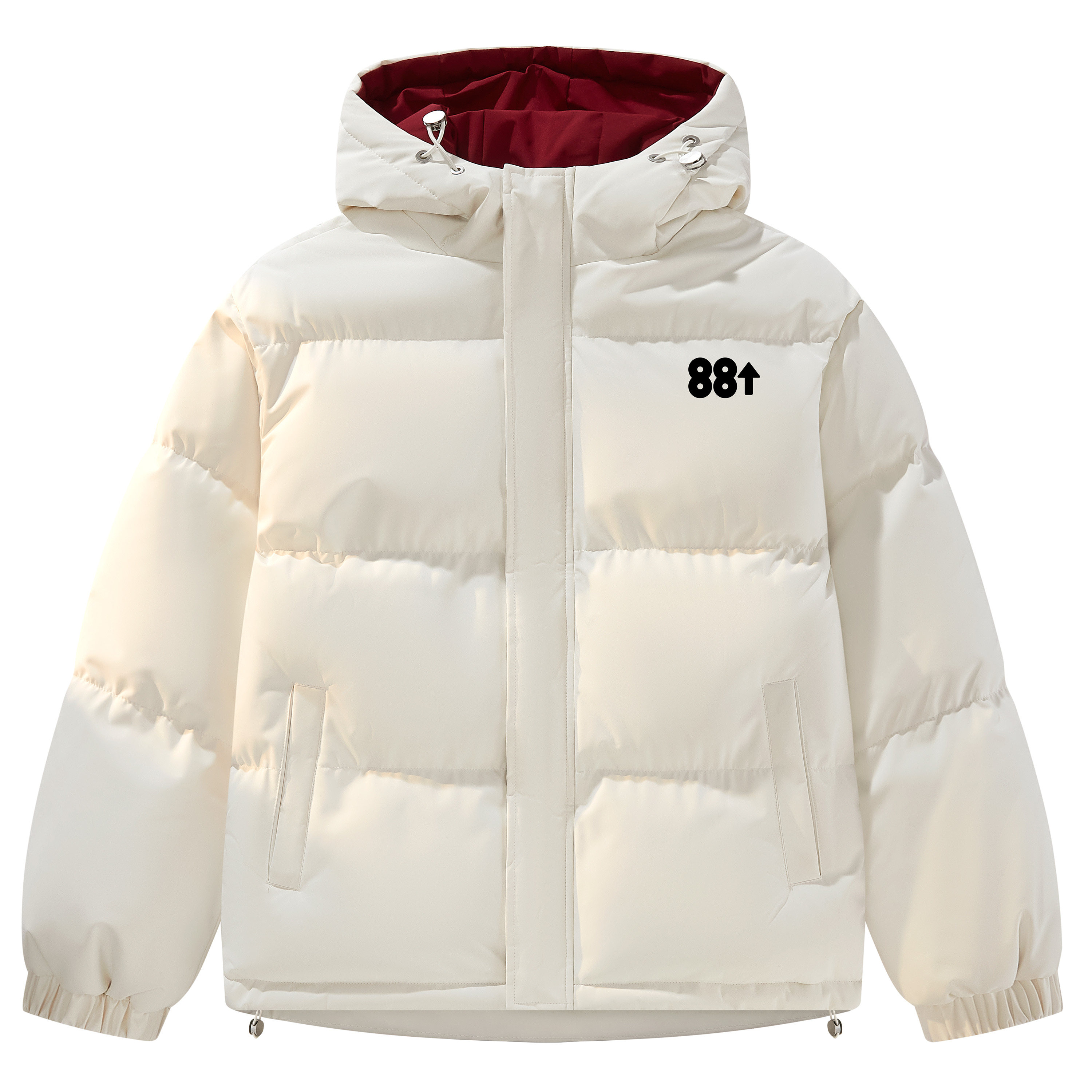 88rising 学院风经典撞色加厚棉袄外套 美式休闲防寒保暖连帽棉服,男装,棉衣,淘宝优惠券,粉丝福利购,淘宝优惠卷