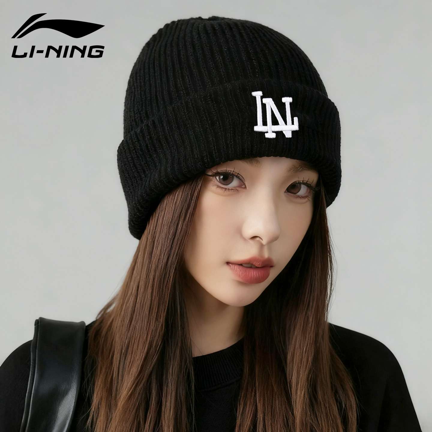 李宁帽子秋冬防寒护耳保暖针织