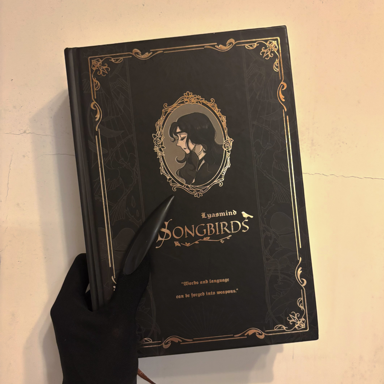 烫金笔记本送歌雀贴纸立体厚纸