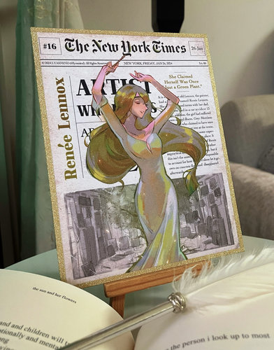 【lyasmind】《曾为草木》绝美细闪色纸签绘板 原创动画