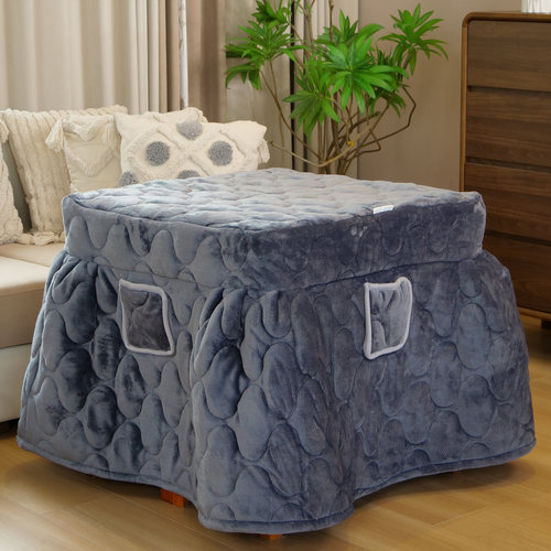 烤火罩套冬季正方形加绒加厚