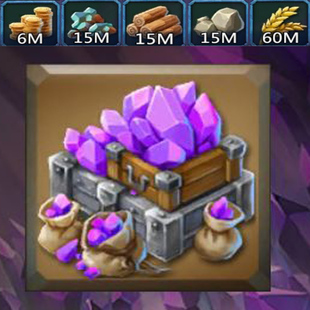 王国纪元10-11亿战力10万水晶爆兵通用加速道具Lords Mobile gems