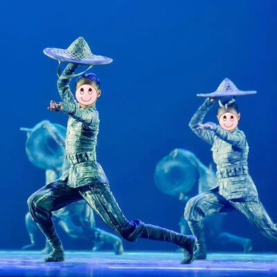 第十三届小荷风采穿过红色的光全国少儿舞蹈服演出服同款服装道具