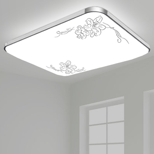 重庆上门安装LED吸顶灯简约现代客厅灯大气长方形卧室灯餐厅套餐