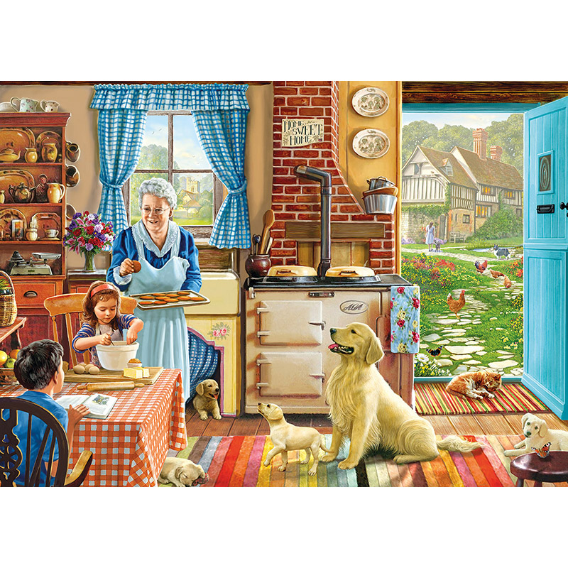 新款印花正品DMC十字绣客厅卧室餐厅欧美式油画甜蜜的家 温馨的家