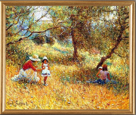 新款精准印花法国正品dmc十字绣 客厅卧室世界名画油画 色彩荡漾2