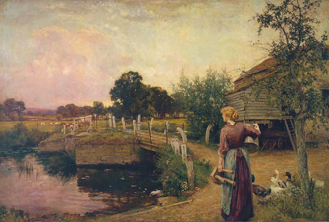 精准印花法国正品dmc田园十字绣