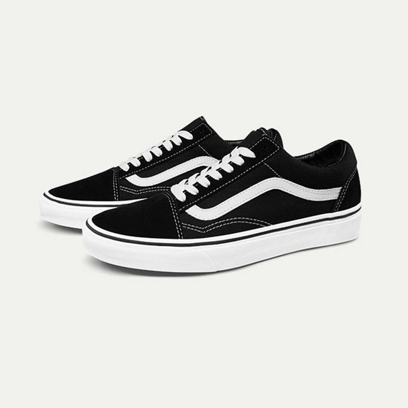 VANSOLDSKOOL范斯低帮黑白OS经典款万斯男女休闲鞋帆布鞋鞋滑板鞋