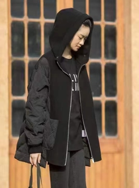 亏本清库存材料小胖子羽绒服羊绒休闲显瘦拼呢羽绒服