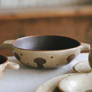 双耳大汤碗阔口装水煮肉片螺蛳粉泡面米线大容量水果沙拉带耳朵盆