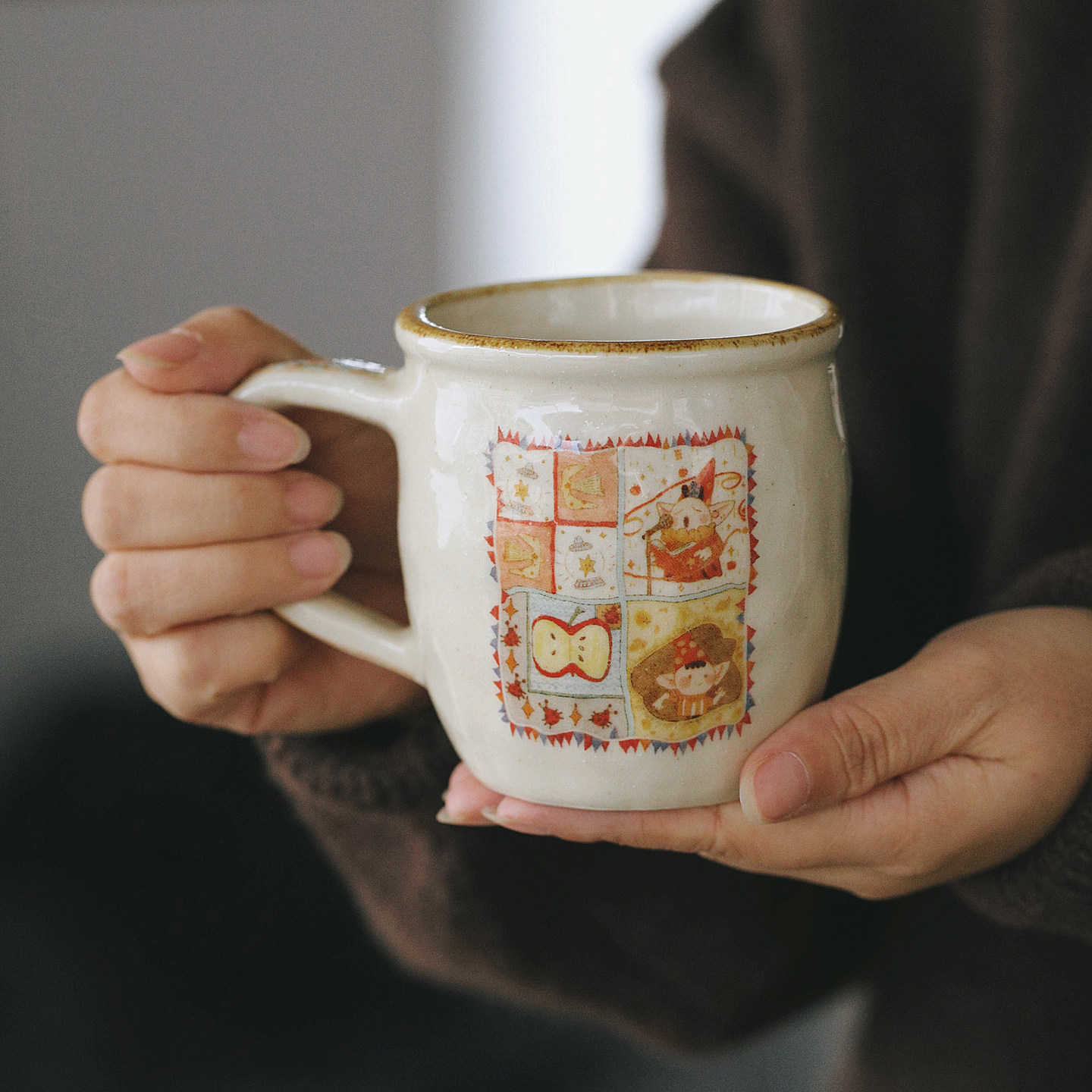 个性原创餐具碗盘杯套装小众