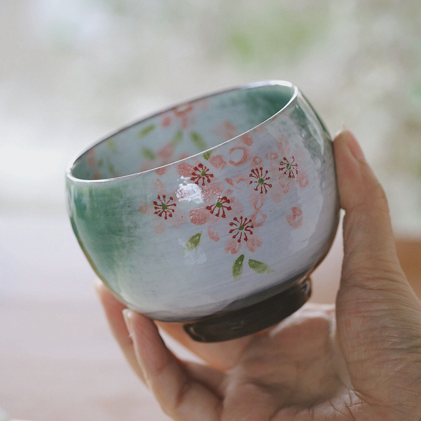 中国风无把杯子高颜值漂亮小杯