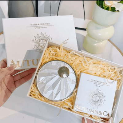 秋蔻旷日持妆美白防晒气垫粉底液遮瑕隔离保湿持久不卡粉不易脱妆