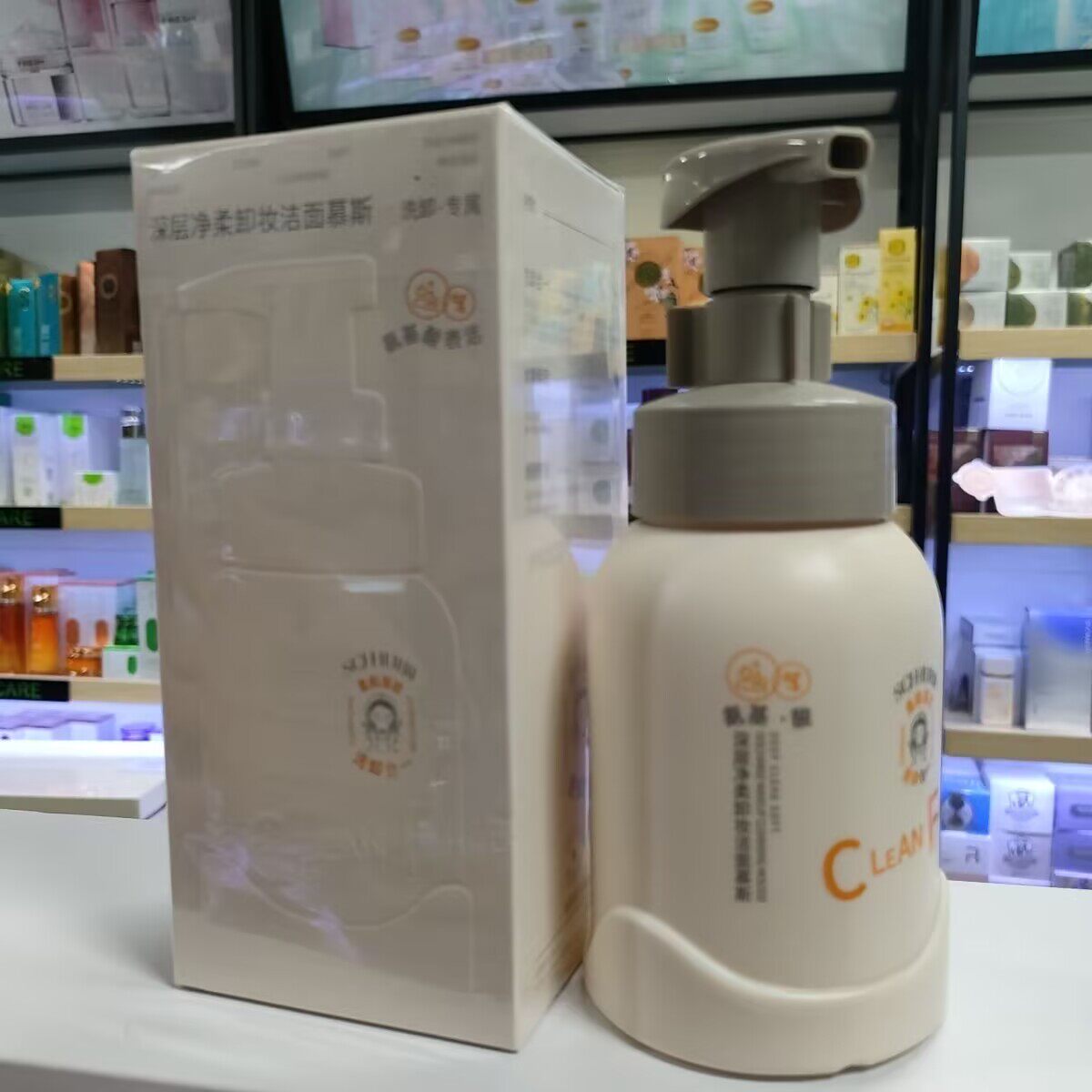 施华碧深层净柔卸妆洁面慕斯清洁二合一保湿温和不刺激敏感肌可用
