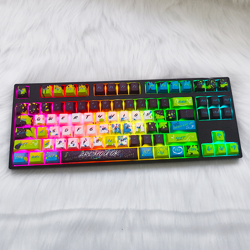 黑吉蛇DK87客制化三模机械键盘有线无线蓝牙热插拔电脑平板游戏用