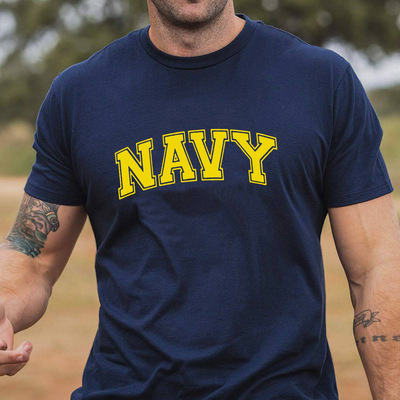美国NAVY海洋系列圆领短袖T恤 硬汉服装 夏季新品 军事风