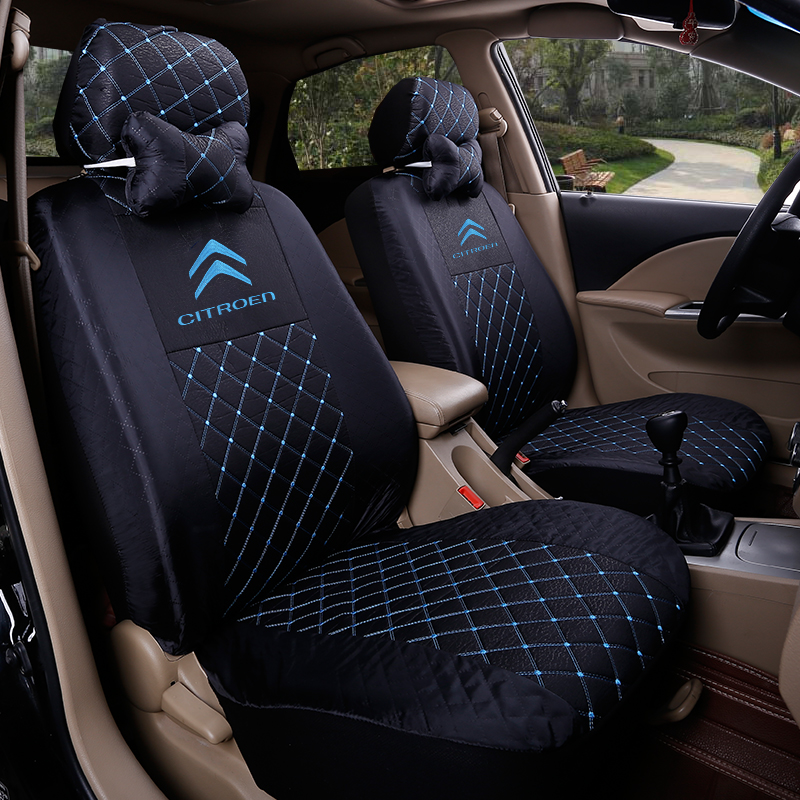 雪铁龙C2C4LC5世嘉凯旋富康C3-XR爱丽舍专用汽车坐垫布座椅套座套