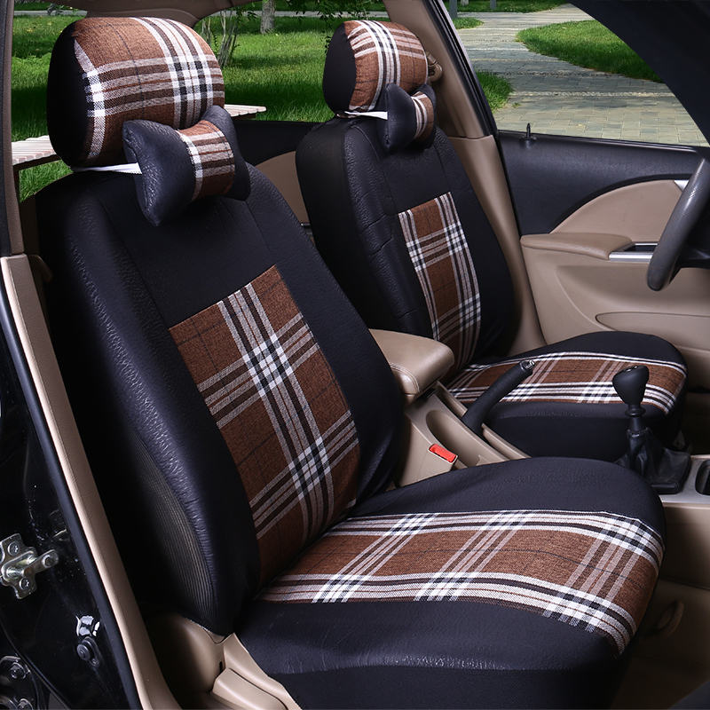 新老款F3坐垫套f3汽车座套专用出租车座套五座双排亚麻布艺卡通