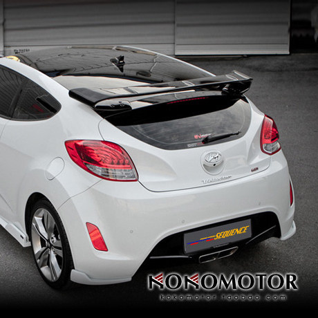 2010-2016现代飞思veloster spec-gt尾翼1.6l 1.6t未喷漆韩国进口