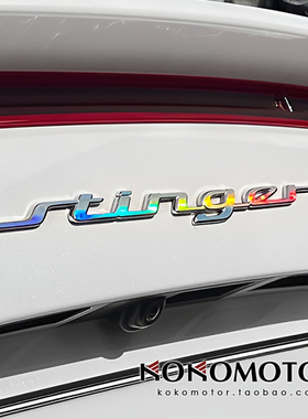 KIA STINGER 起亚斯汀格 前标后标方向盘标装饰保护贴 韩国进口