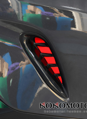 KIA STINGER 起亚斯汀格 后杠反光警示贴 韩国进口