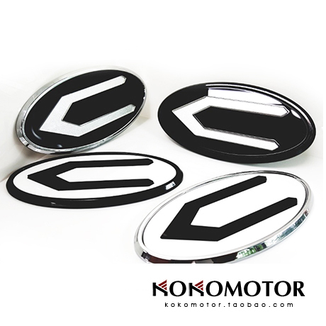 CONCEPTO专用于现代汽车改装C字车标装饰贴 韩国进口
