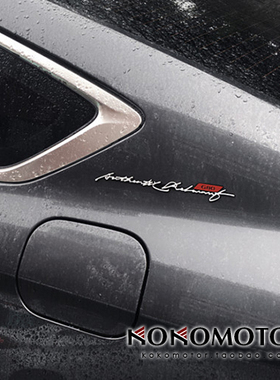 捷尼赛思G80 GENESIS G80 AUTHENTIC AND RELEVANT字母标韩国进口