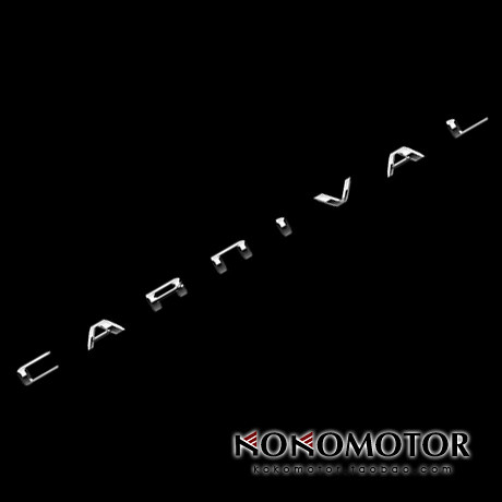 KIA CARNIVAL KA4 起亚嘉华电镀英文字母标 韩国进口