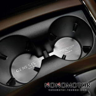 捷尼赛思G90 GENESIS G90 专用前排铝合金杯架垫 韩国进口