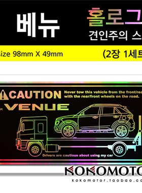 2020现代VENUE 专用汽车彩色贴纸  韩国进口
