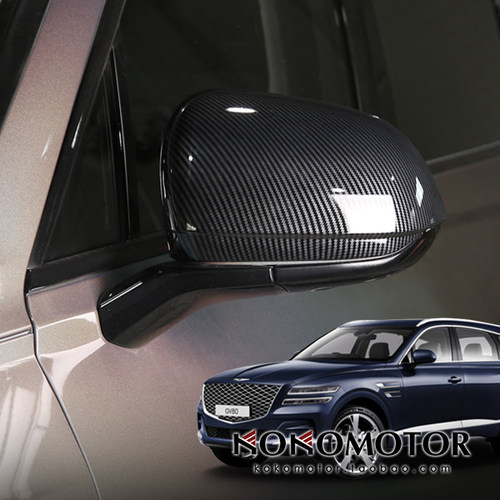 捷尼赛思GV80 GENESIS GV80 后视镜碳纤维花纹保护装饰罩韩国进口