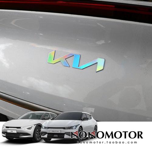 2022-2026 KIA EV6 专用前标后标方向盘标贴膜 韩国进口