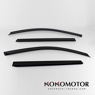 2009-2014起亚索兰托R KIA SORENTO 专用黑色电镀晴雨挡 韩国进口