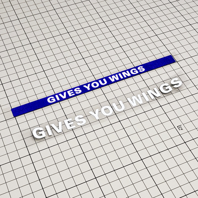 guvesyouwings头盔镜片反光贴