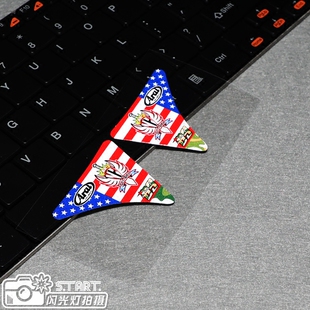 卡思贴头盔贴MotoGP69 Nicky Hayden Aral镜片侧贴 反光贴 贴纸