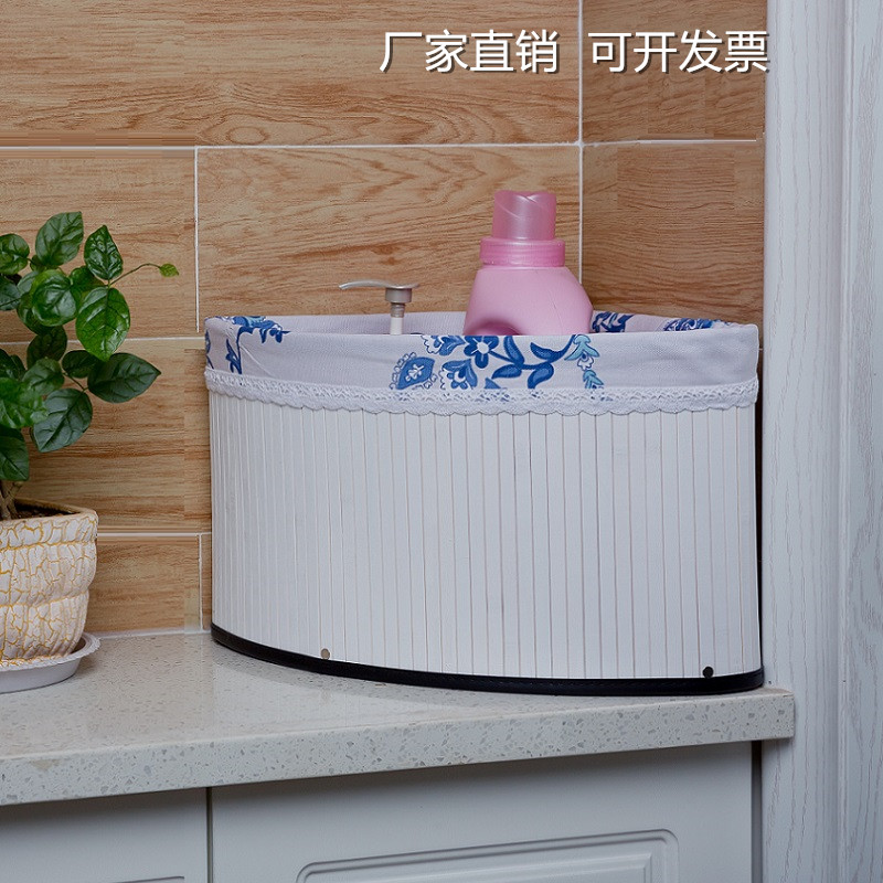 拐角橱柜收纳神器天然材质收纳筐