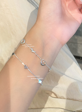 女爱心ins日韩甜点手链