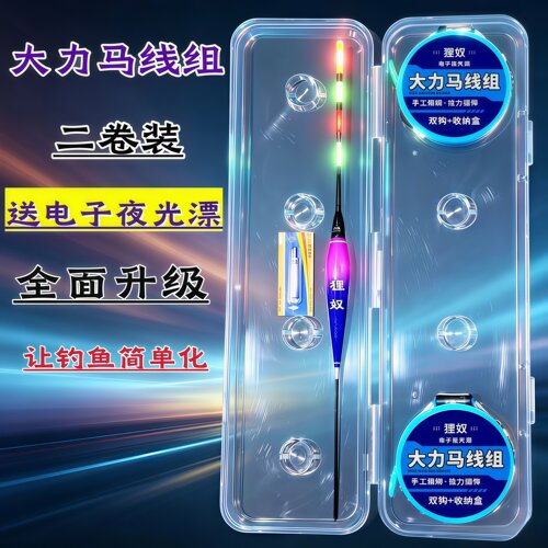 大力马线组送电子夜光漂加电池