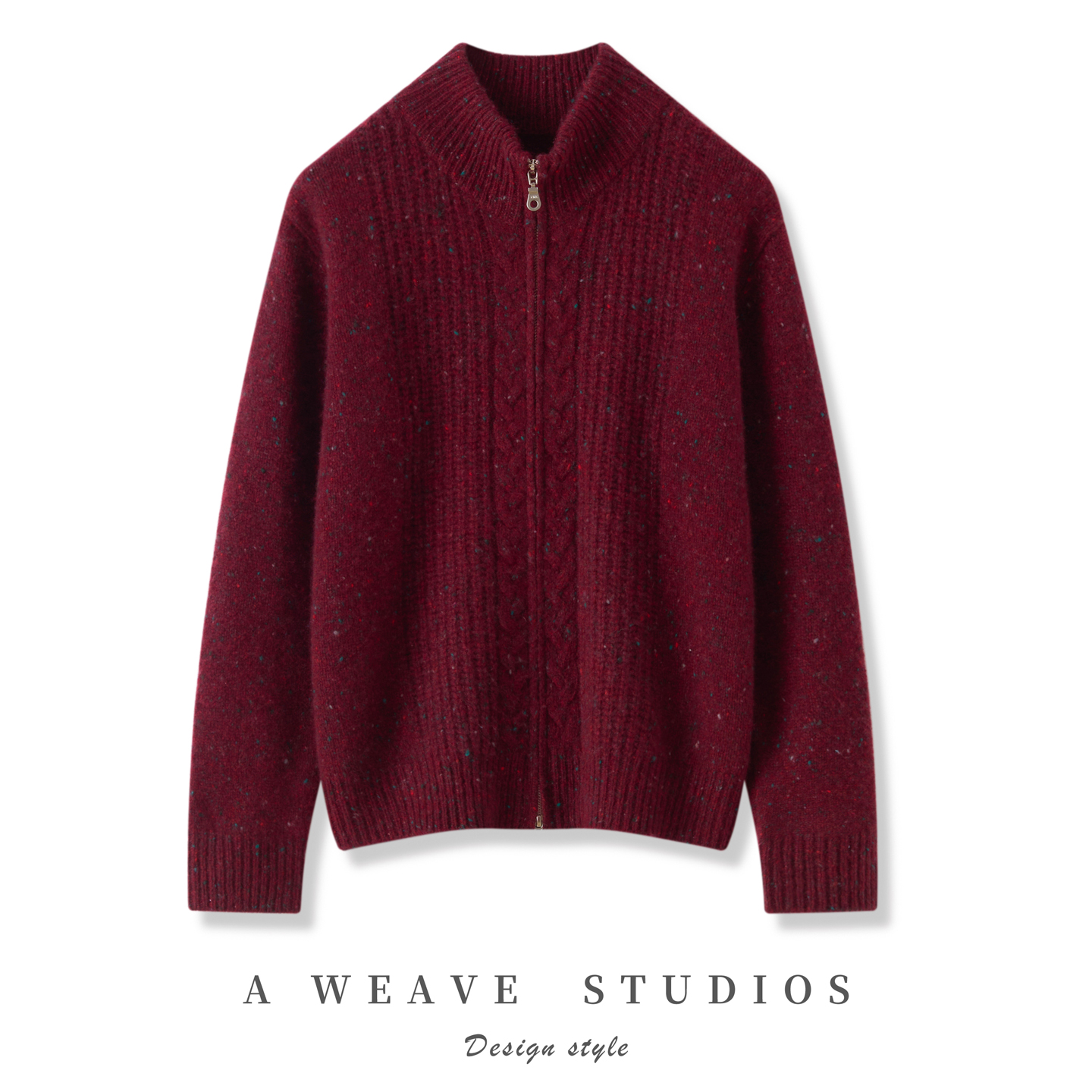 2025秋冬新款立领羊绒衫