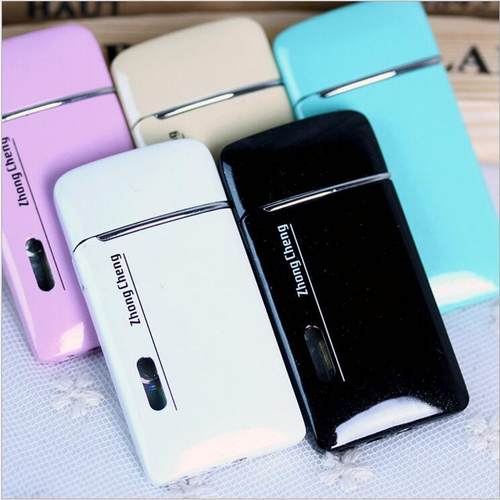 创意个性超薄珍珠糖果彩色金属防风可视气体打火机个性定制LOGO