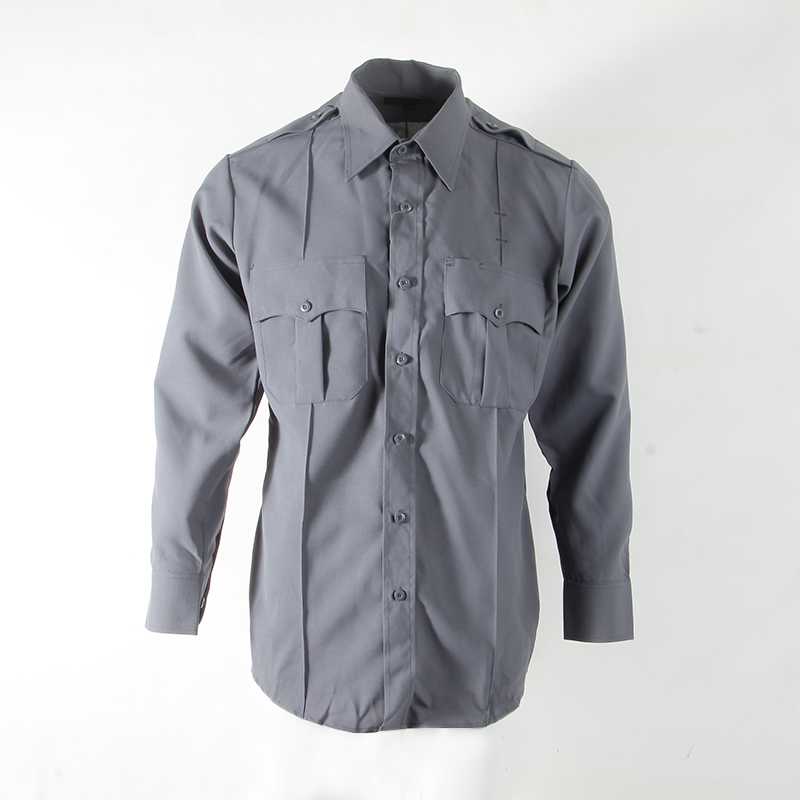 外贸夏季男士大码宽松制服衬衫