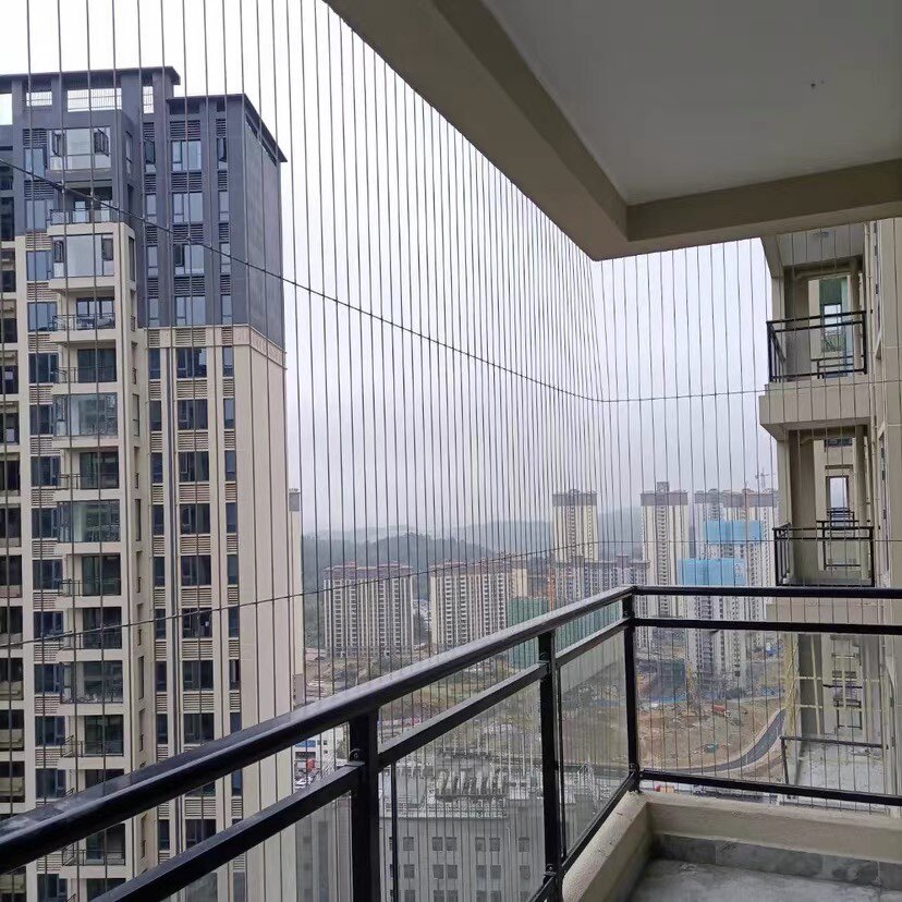 阳台窗户隐形防盗网儿童防护网防猫不锈钢钢丝网贵阳遵义上门安装