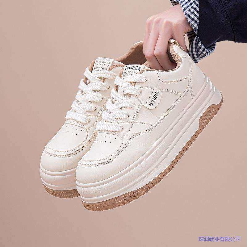 女鞋小白鞋女厚底女鞋ins松糕鞋板鞋2025新款鞋子百搭休闲鞋,女鞋,休闲板鞋,淘宝优惠券,粉丝福利购,淘宝优惠卷