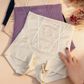 防走光裤 女士蕾丝安全裤 国风提臀打底裤 二合一高腰强效收腹裤 内裤