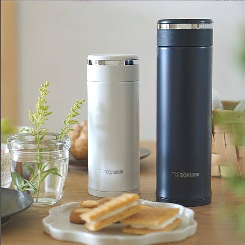 19新款日本进口象印保温杯超轻不锈钢拧盖便携茶杯NA360 480ml