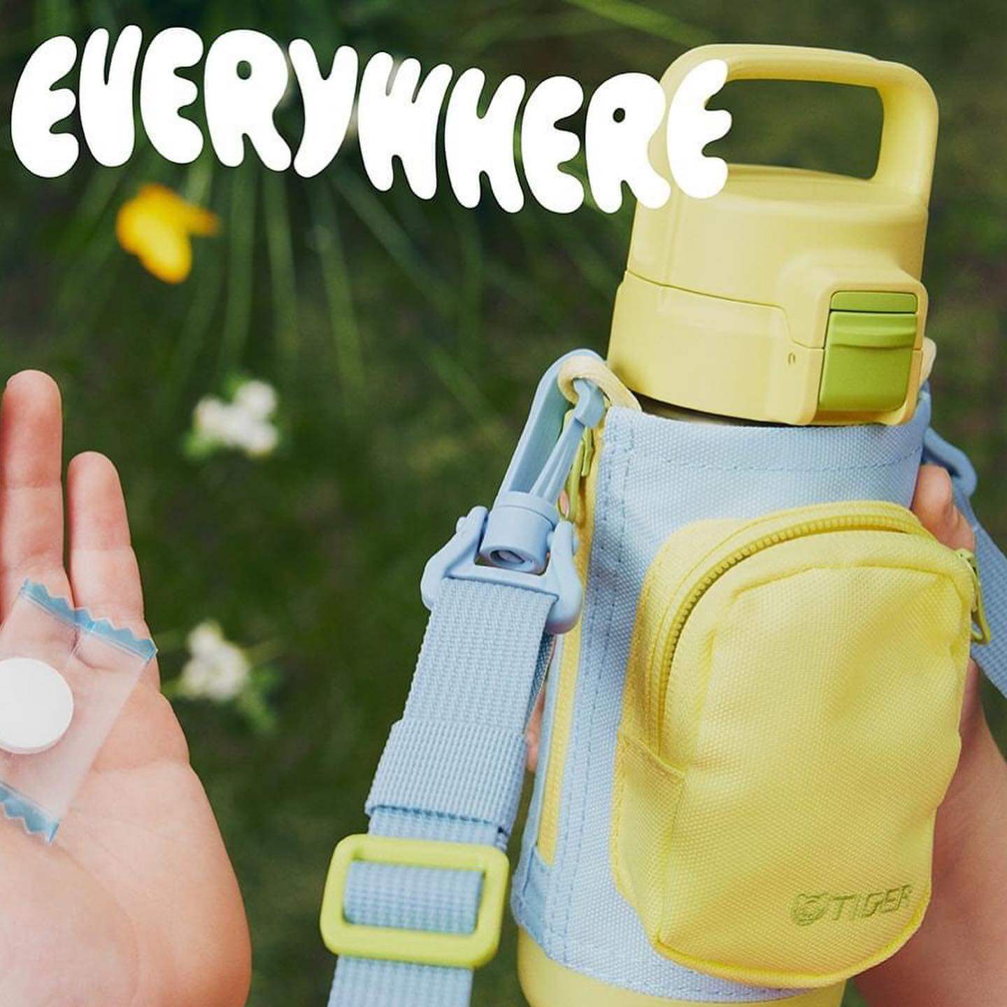 24年秋冬虎牌tiger儿童背带保温杯水杯直饮两用男女孩学生带杯套